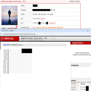 임영웅 대구 콘서트 금요일 미친명당자리 2연석 양도합니다