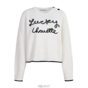 럭키슈에뜨 23 핸들 레터링 니트 F / 랑방 마인 오브제 타임 럭키슈에뜨 산드로 마쥬 오르 시에 시스템