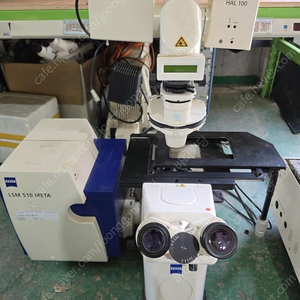 중고 Carl Zeiss Axiovert 200M 형광현미경+LSM510META 레이저 모듈 팝니다.