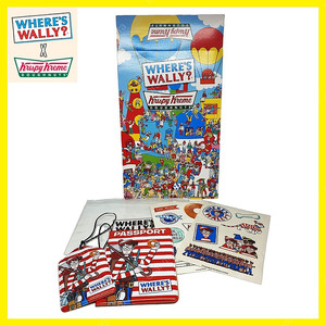월리를 찾아라 x 크리스피 크림 도넛 2016 한정 월리여행패키지 WHERE'S WALLY x Krispy Kreme DOUGHNUTS (새상품)