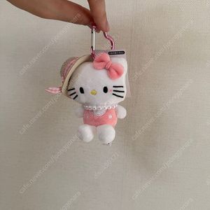 밀짚모자 키티 키링(새상품)