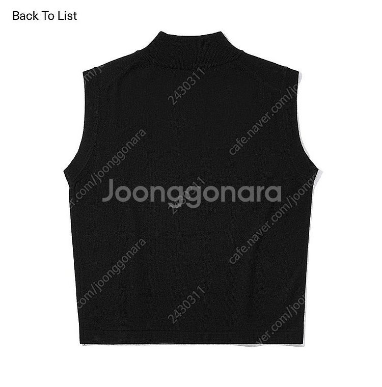 ORE 오어 터틀넥 슬리브리스 니트 풀오버 블랙 중고 ...--9