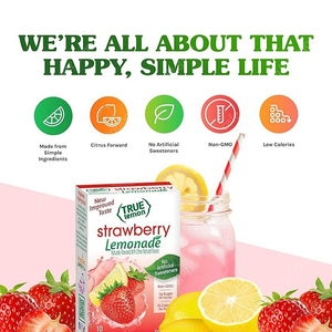 True Lemon 딸기 레모네이드