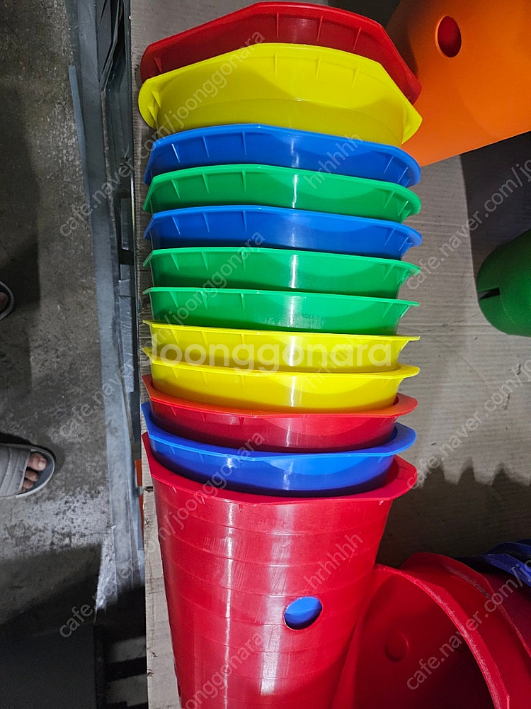 유아체육교구 4색원탑 3세트 판매(택포)--0