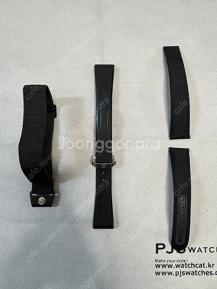 오메가 문워치 사파이어글라스+정품러버밴드+정품패브릭밴드...--8