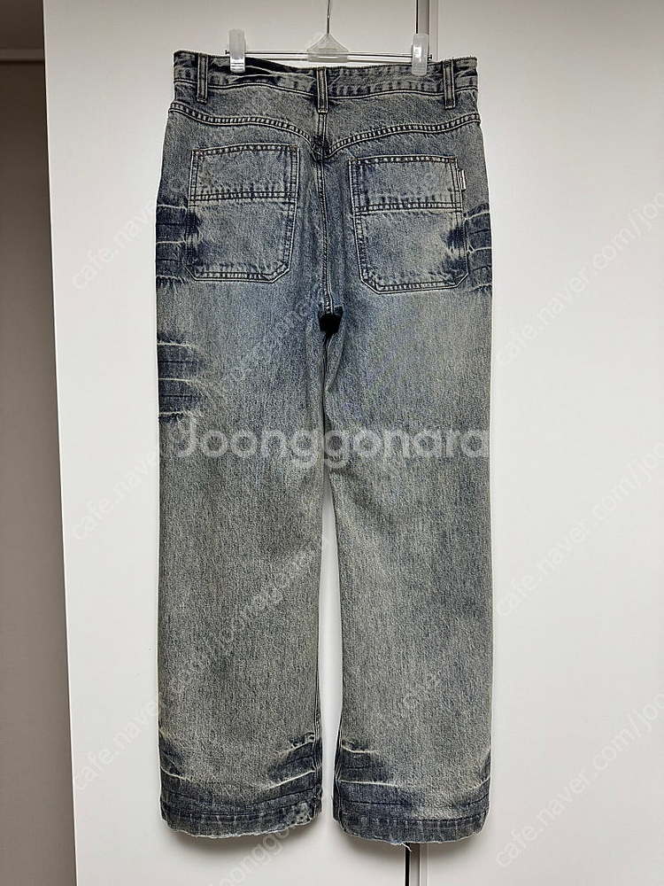 [44] 준지 24ss 세미 부츠컷 데님 팬츠--1