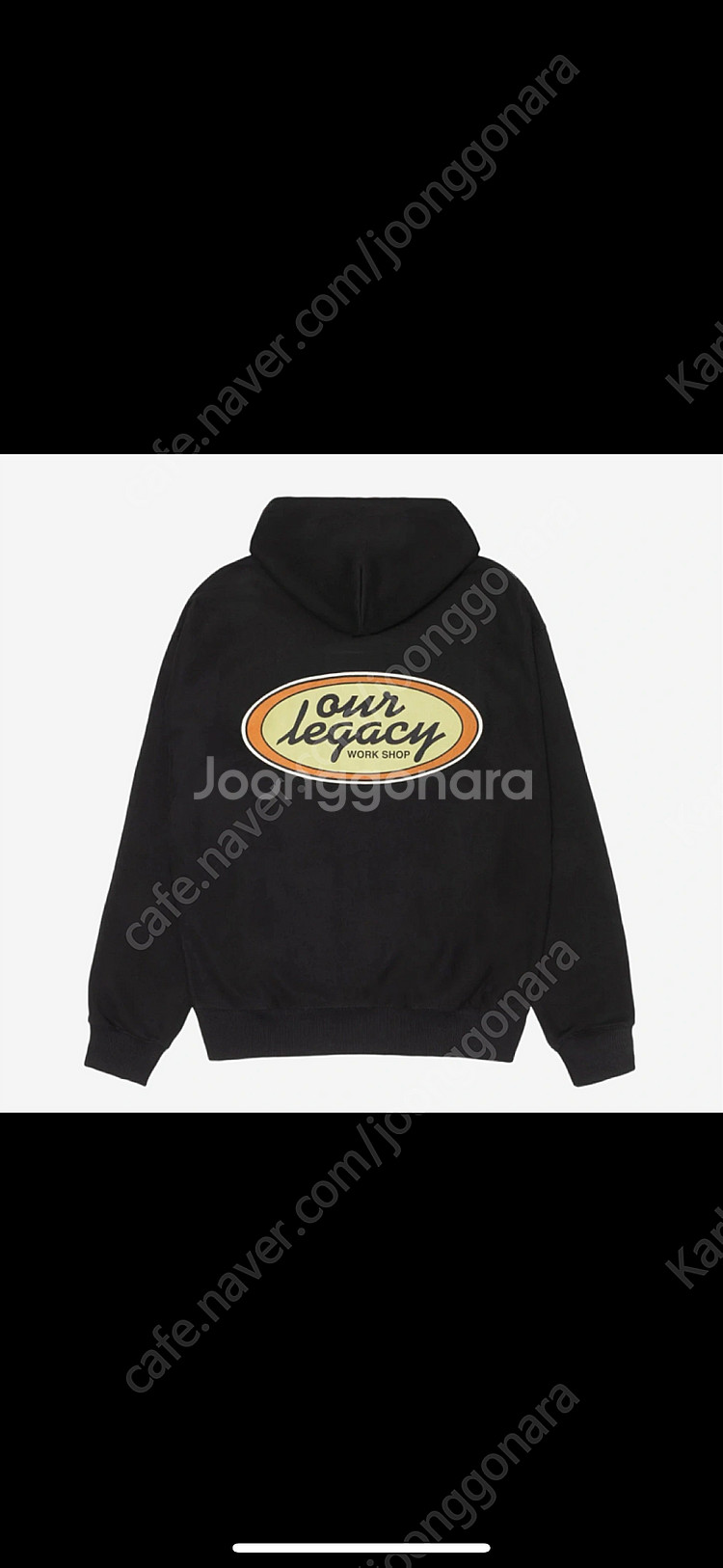 스투시 아워레가시 후드 블랙 L,XL(새상품,미개봉)--0