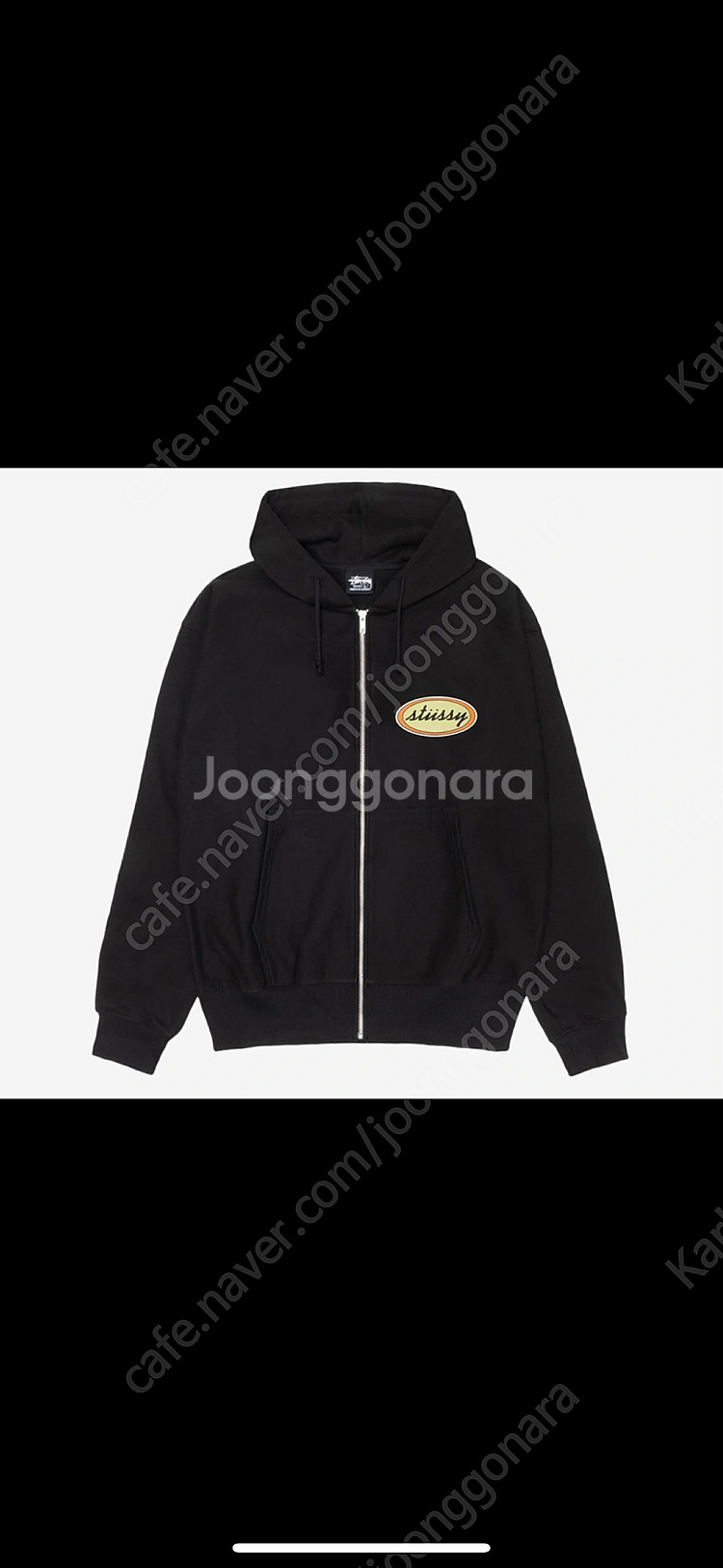스투시 아워레가시 후드 블랙 L,XL(새상품,미개봉)--1