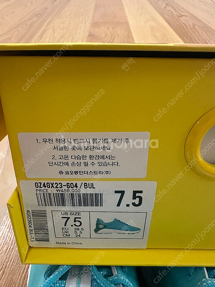 지포어 여성 골프화 새상품--1