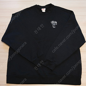 나이키 x 스투시 NRG 맨투맨 블랙, 그레이 US/EU XL 사이즈 팝니다!