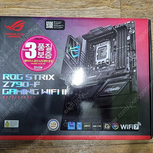 수원] ASUS ROG STRIC Z790-F GAMING WIFI II (다른부품도 판매합니다)