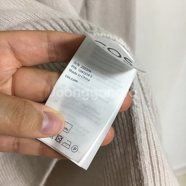 COS 코스 캐시미어 100 오픈카라 니트 S / 랑방 마인 오브제 타임 럭키슈에뜨 산드로 마쥬 오르 시에 시스템--3