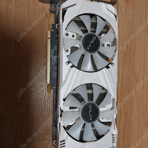 GALAX GTX1060 EX OC WHITE PCI-E 6GB GDDR5 192Bit 그래픽 카드 2개 개당 8만