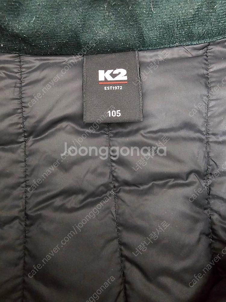 K2 남성용 경량 패딩 구스다운점퍼 사이즈 105--3