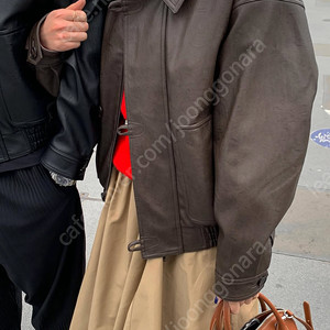 허앤쉬 허쉬 레더 점퍼 레더 자켓