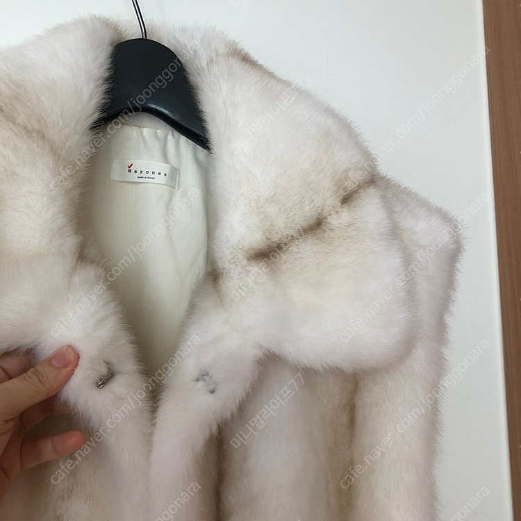 프리미엄 에코퍼 페이크 밍크퍼 베스트 조끼 출근룩 올드머니룩 이미지