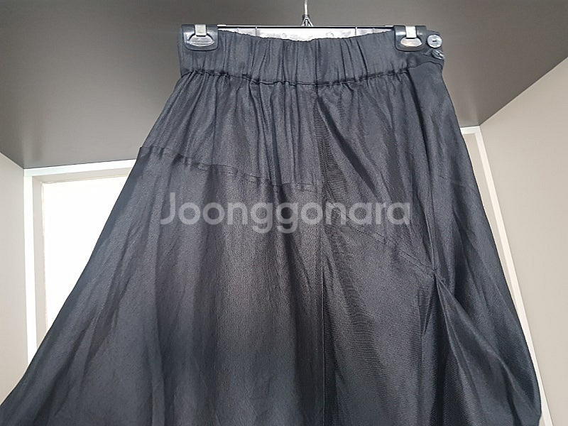 린넨항아리롱스커트,샤밀 프라다소재 밴딩바지,shamal...--2