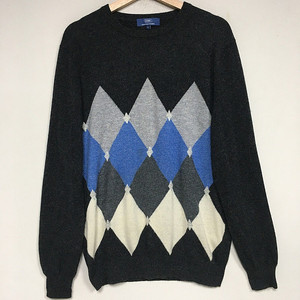 GOBI 고비 아가일 캐시미어 100 니트 L / 랑방 마인 오브제 타임 럭키슈에뜨 산드로 마쥬 오르 시에 시스템