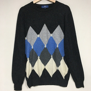 GOBI 고비 아가일 캐시미어 100 니트 L / 랑방 마인 오브제 타임 럭키슈에뜨 산드로 마쥬 오르 시에 시스템