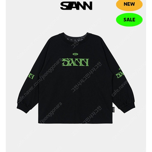 히로 glgk sann 트랩 롱슬리브 티셔츠 블랙