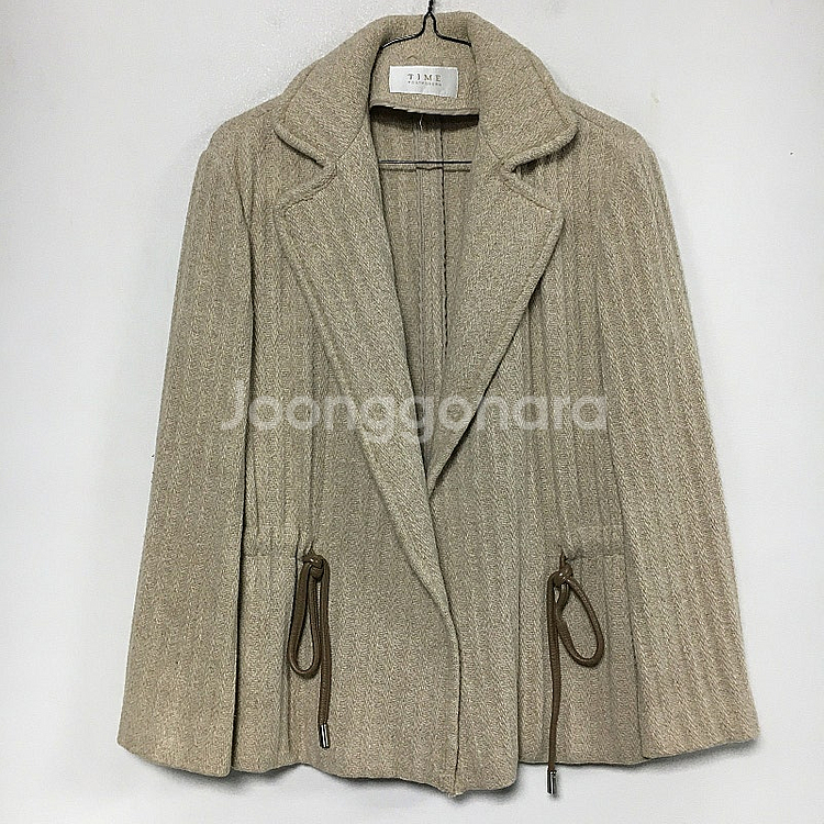 TIME 타임 벨티드 니트 자켓 55 / 랑방 마인 오브제 타임 럭키슈에뜨 산드로 마쥬 오르 시에 시스템--0