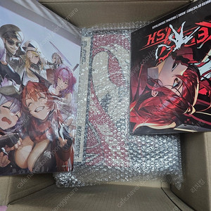 니케 팝업스토어 한전 레드 후드 LP 플레이어 & RED ASH OST 레코드 세트 미개봉 팝니다