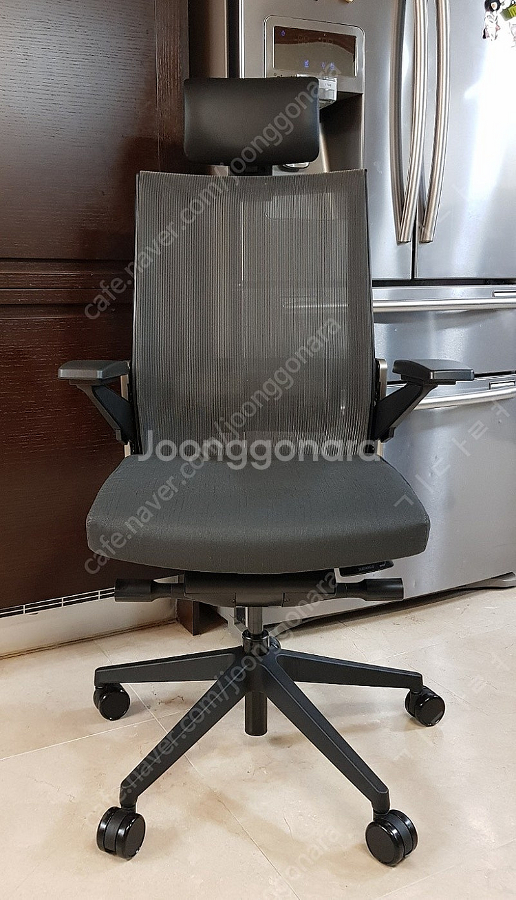 (A급) 시디즈 T80 HLDA 풀옵션 메쉬의자--1