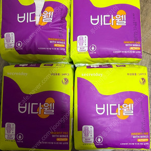 비다웰 시크릿데이 요실금 이너핏 패드 성인기저귀 54개