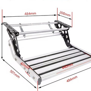 캠핑카 접이식발판(수동식)
