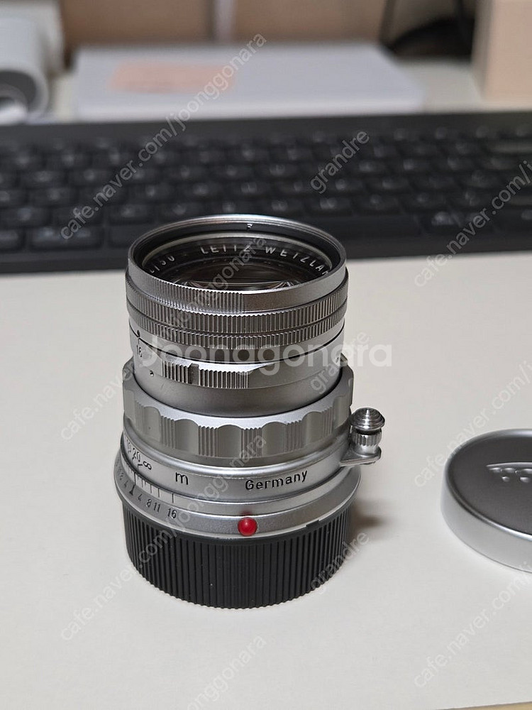 라이카 50mm f2 Summicron Rigid 주미크론 리지드 전기형 판매--1