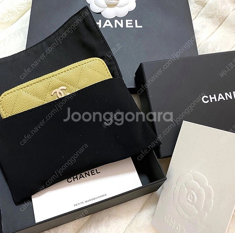 샤넬 클래식 캐비어 지퍼돌이 카드지갑 새상품--5