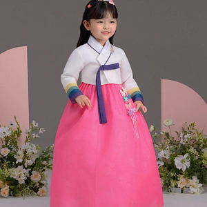(새상품) 여아 아동 한복 5호