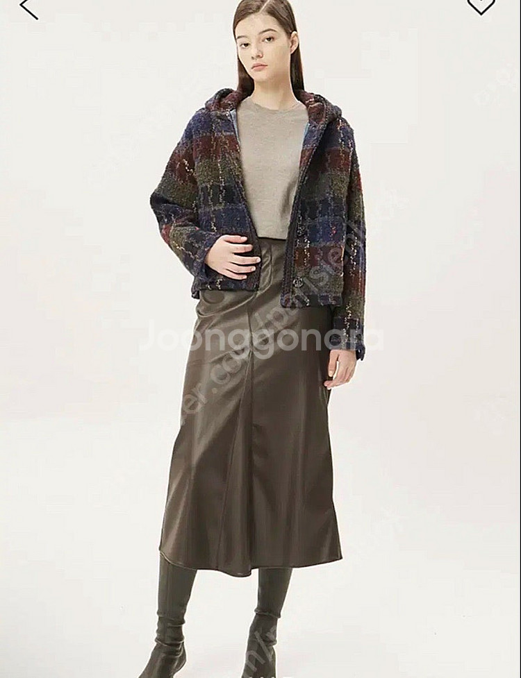 TIME 타임 21fw 패치 부클레 후드 자켓 55--0