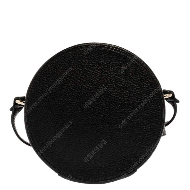 FURLA 훌라 블랙 레더 라운드 미니 크로스백 이미지