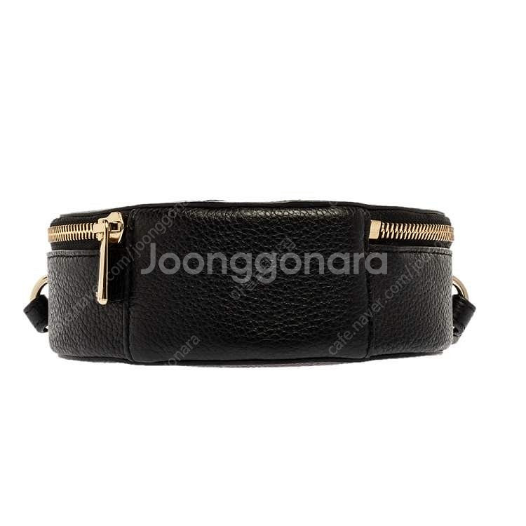 FURLA 훌라 블랙 레더 라운드 미니 크로스백 크로스...--3