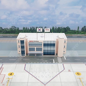 1:400 스케일 공항디오라마 KAC 사무실 건물 모형