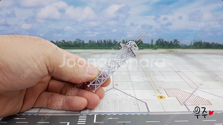 1:400 스케일 공항디오라마 "안테나탑"--1
