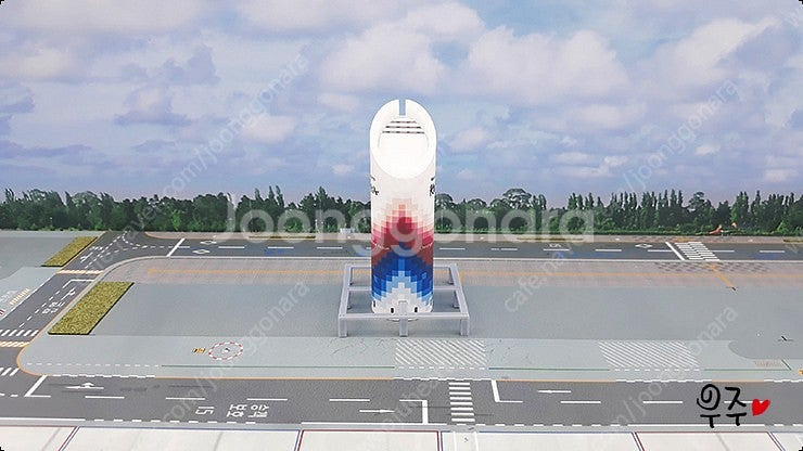1:400 스케일 공항디오라마 "청주공항 고가수조"--3