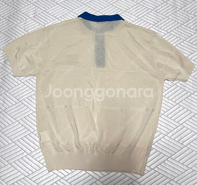 이벳필드 카라 니트 반팔 xl 10000--4