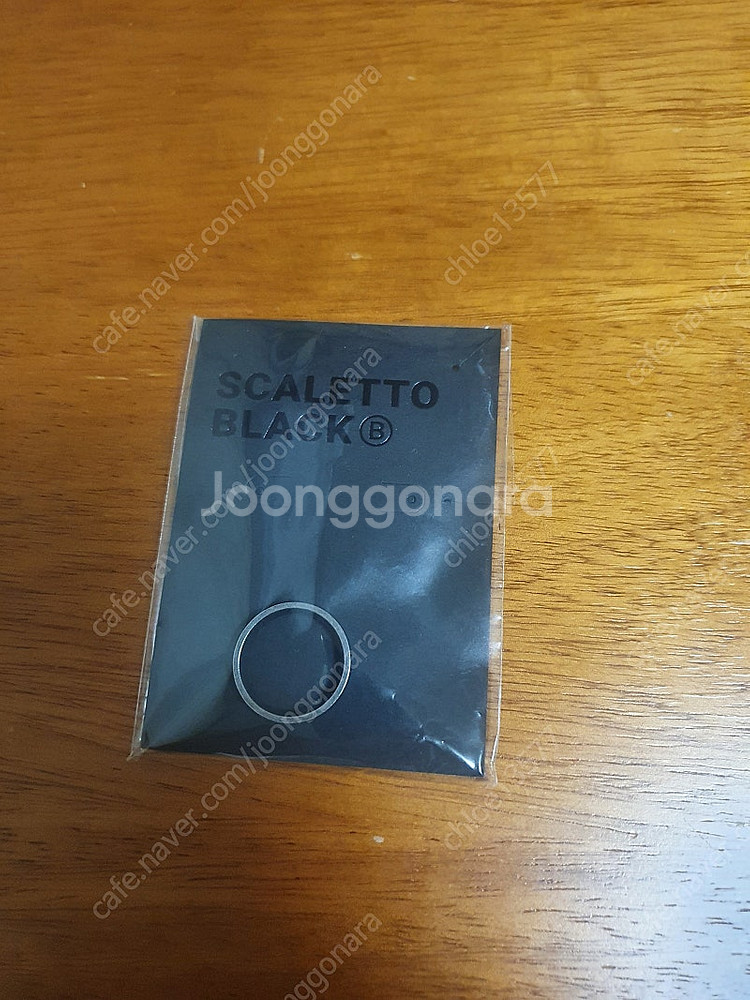 [반지] 스칼렛또블랙/써지컬스틸 우디 링/미개봉 가격 ...--1