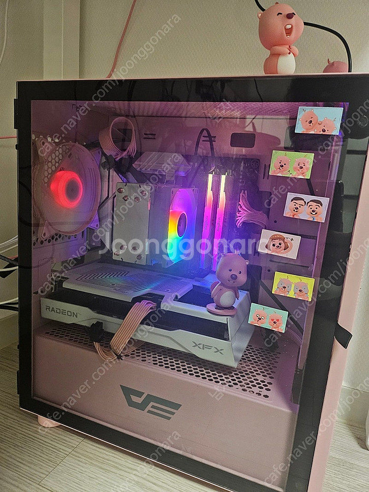 잔망루피 컨셉 9600x + 9060xt 풀세트 컴퓨터--2