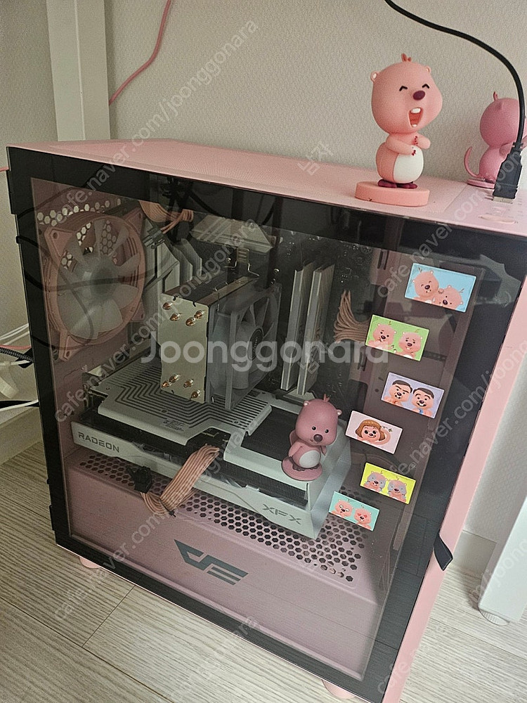 잔망루피 컨셉 9600x + 9060xt 풀세트 컴퓨터--3