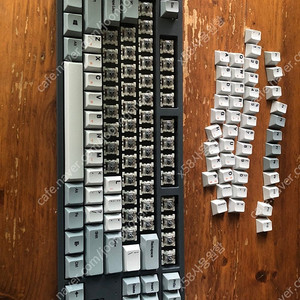 COX 돈틀리스 교체축 염료승화 PBT 체리 키보드 (저소음 적축).(오테뮤실버축새스위치)