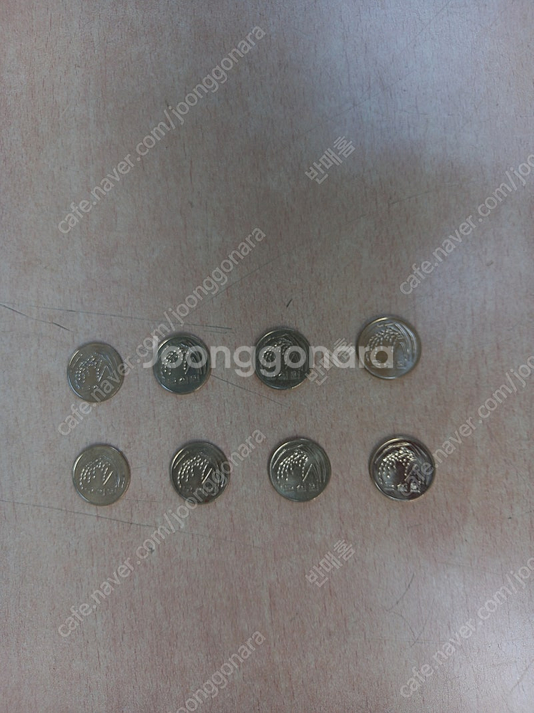 2014년 50원 동전 8개--0
