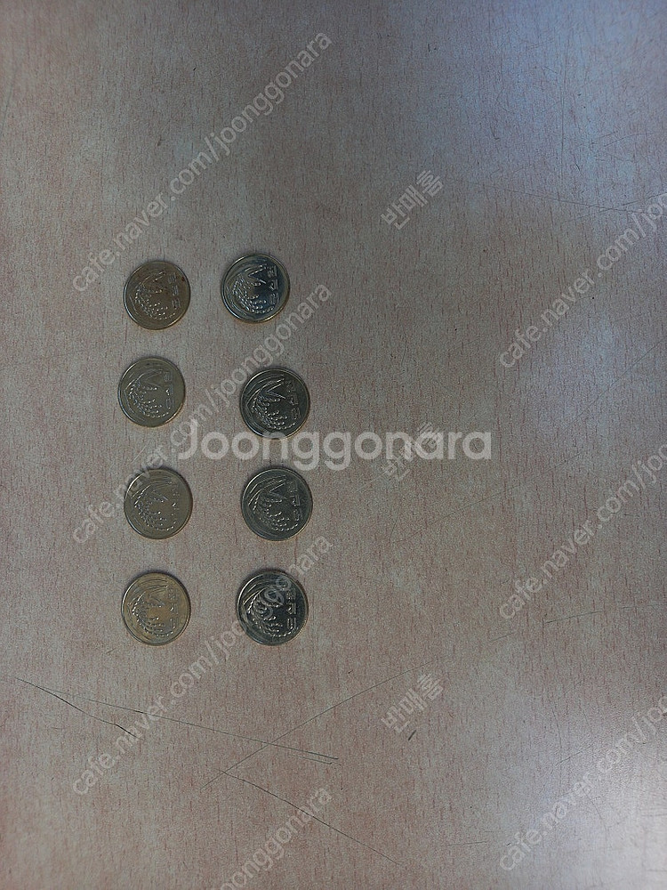 2014년 50원 동전 8개--3