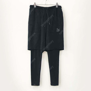 푸마 블랙 드라이셀 레깅스 스포츠웨어 팬츠 바지(M)_vinst