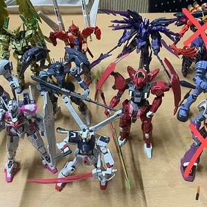 건담 hg 시리즈별 조립품 각 판매