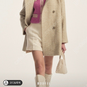 오브제 품절 하이넥 코트