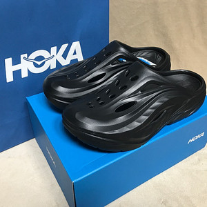 [새상품] 호카 남성 오라 리커버리 뮬 블랙 290
