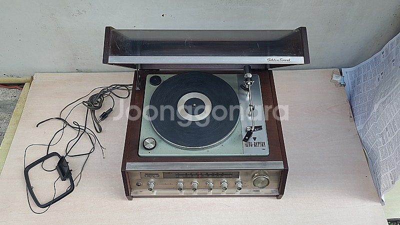 빈티지 샤프 GS-5500 턴테이블 라디오--2
